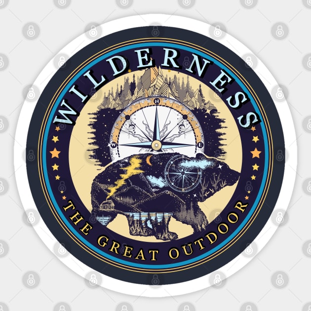 Wilderness Sticker by MSC.Design